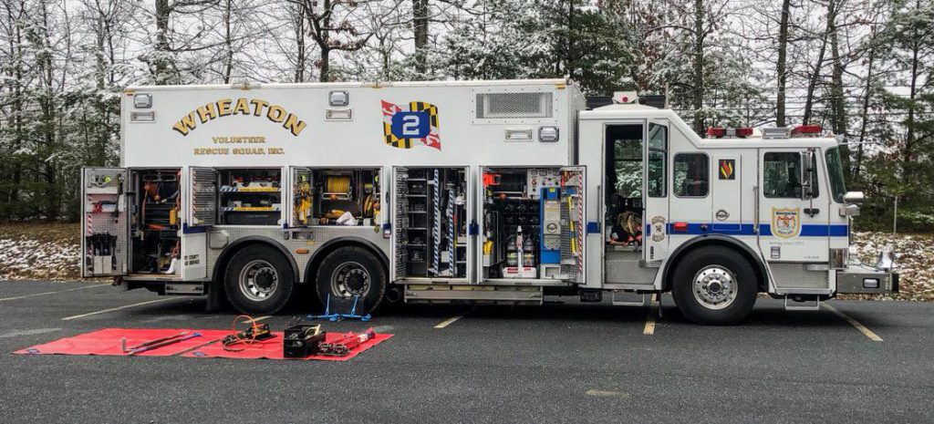 Wheaton Rescue Squad 742 Equipment Display
